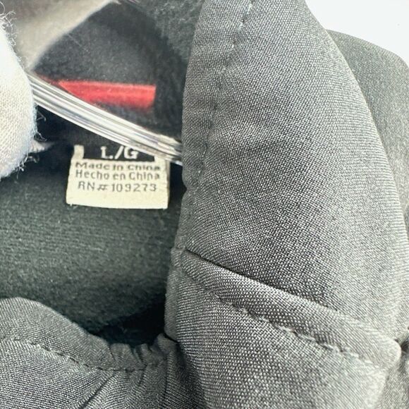 BLACK DIAMOND Mens Black Soft Shell Full Zip Mock Outdoor Climb Jacket Sz L - Picture 4 of 6